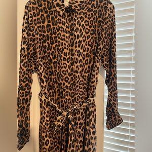 Long Cheetah Print Dress